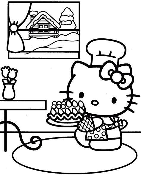 Hello Kitty Coloring Pages #2 | Hello Kitty Forever