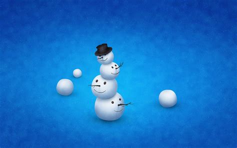 Snowman Art wallpaper | 1440x900 | #15300