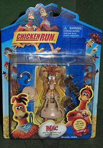 Dreamworks Aardman CHICKEN RUN MAC Action Figure Toy NEW Playmates 2000 ...