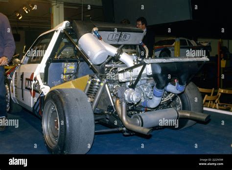 Lancia Delta S4 engine Stock Photo - Alamy