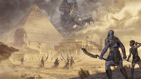 God of War Egyptian Concept Art (by Eric Ryan) : PS4