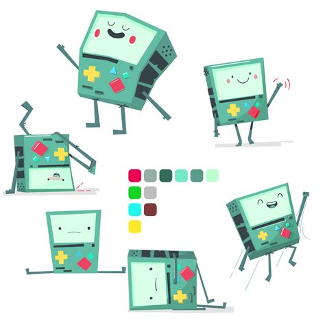 Adventure Time BMO Illustrations on Behance