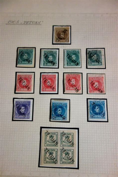 Spanish Morocco Tetuan Stamps 1908 Issues Lot of 16 | Africa - Morocco ...