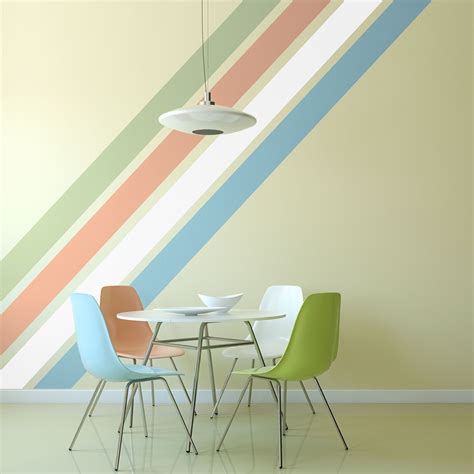 Solid Stripe Wall Decals | Striped walls, Stripe wall, Painting stripes on walls