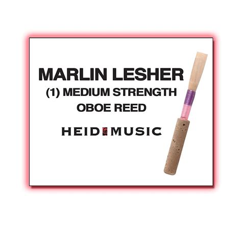 Marlin Lesher Oboe Reed Strength Medium | Reverb