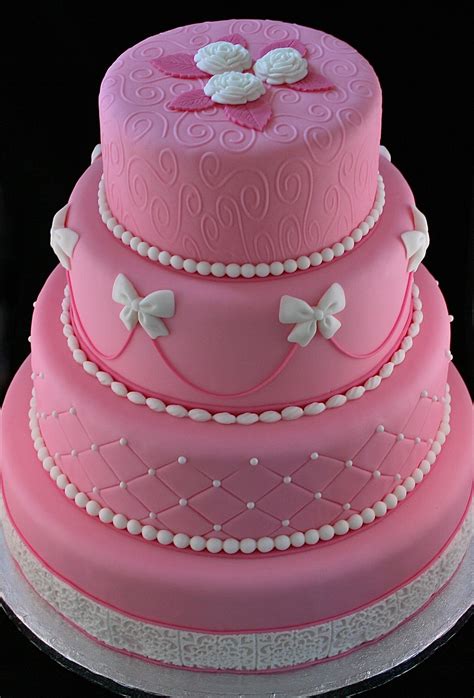 Sweet pink | Pretty birthday cakes, Pink cake, Cute cakes