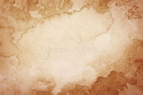 Abstract Artistic Brown Watercolor Background Stock Illustration ...