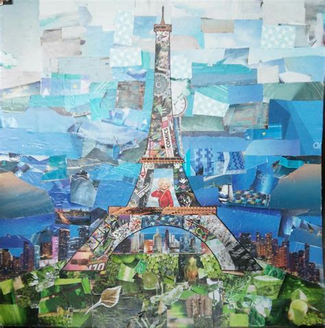 Torre Eiffel. Arte Abstracto. Collage Art. Abstract Art. | Arte abstracto, Arte, Torre eiffel