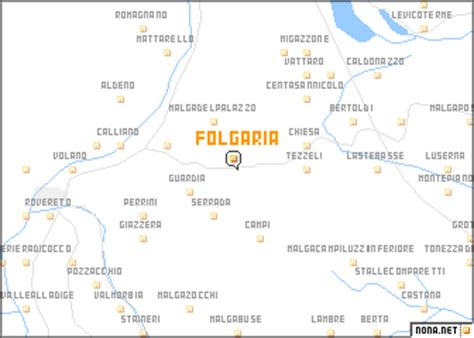 Folgaria (Italy) map - nona.net