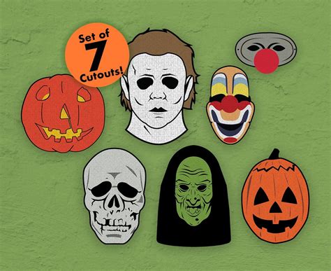 The Horrors of Halloween: MICHAEL MYERS and HALLOWEEN III MASKS Cutout Decorations