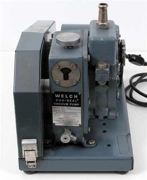 Welch Duo-Seal 1400 Belt Drive Vacuum Pump with 1/3 HP GE Motor -Tested- | SocoTek LLC