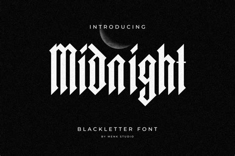 Midnight - Blackletter Font