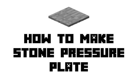 How To Make Stone Pressure Plate? New Update - Bmxracingthailand.com