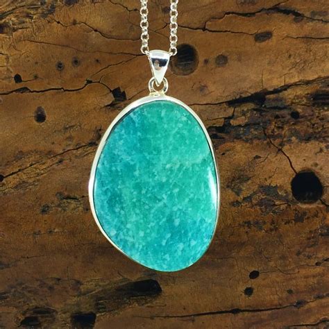 Amazonite Pendant - High quality handcrafted Crystal Jewellery ...