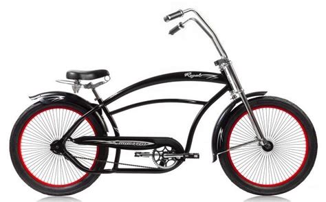 Micargi Royal 24" Fat Tire Chopper Stretch Beach Cruiser Bike