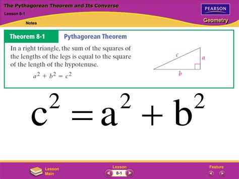 PPT - The Pythagorean Theorem and Its Converse PowerPoint Presentation - ID:5827965