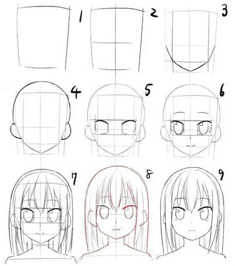 Guia Unica: Aprende a Dibujar Anime y Manga [ Consejos ] | Cara menggambar, Sketsa, Menggambar wajah