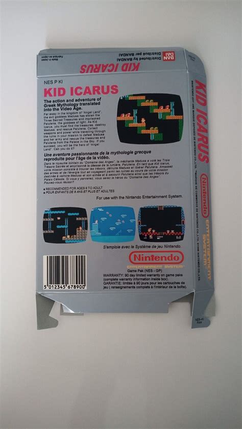 Nintendo Nes Kid Icarus Box - Etsy