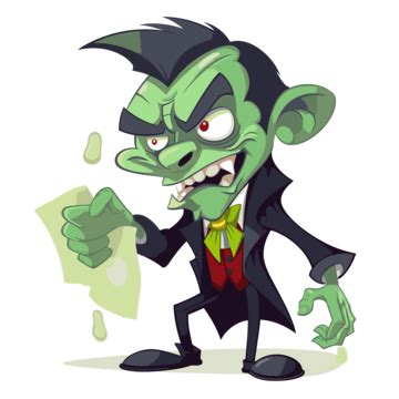 Greed Clipart Character Of A Green Vampire That S Holding A Note Cartoon Vector, Greed, Clipart ...