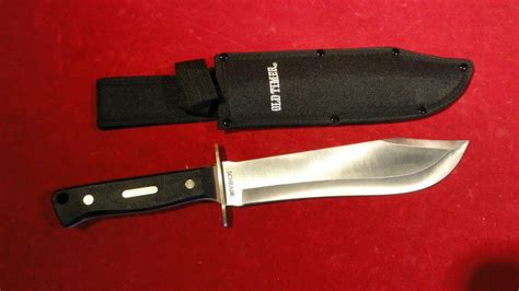 GREAT VINTAGE OLD TIMER BOWIE KNIFE WITH SHEATH -BY SCHRADE | #1999580777