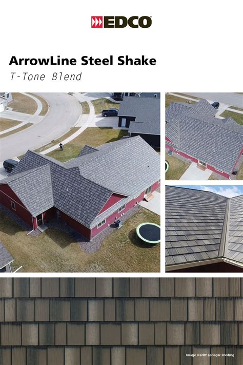 Steel Shake Roofing by EDCO | Roofing, Steel roof installation, Roof installation