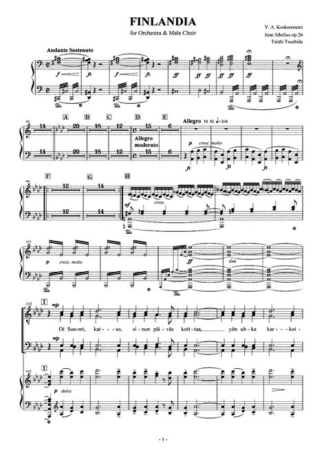 Finlandia, Op.26 (Sibelius, Jean) - IMSLP: Free Sheet Music PDF Download