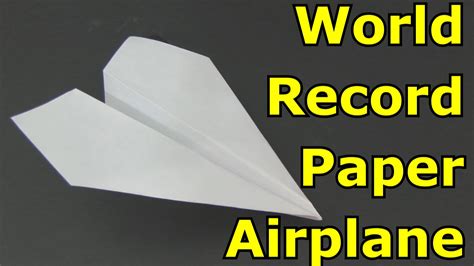 World record paper airplane - retykc