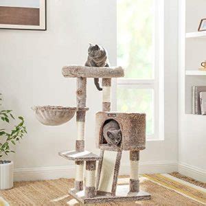 FEANDREA Cat Tree, 40.9 Inches, Cat Tower Review Price - CatPremier.com