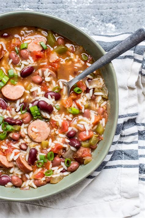 Andouille Sausage with Red Beans and Rice | Sausage dishes, Sausage ...