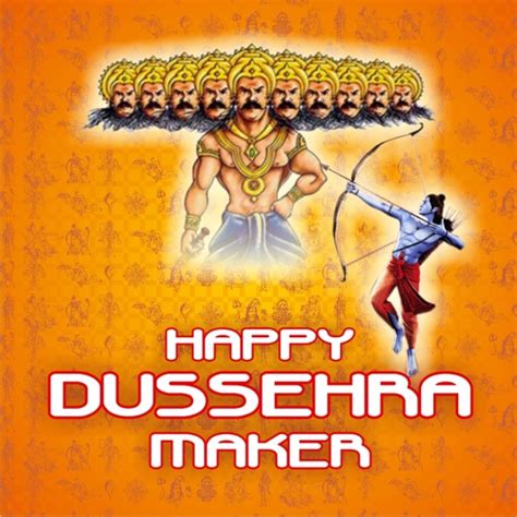 Dussehra Greetings Cards - Tap To Open Image Maker by Mahendra Kumar Jain