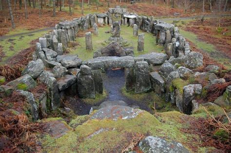 Druid's Temple, Yorkshire. The Druids Temple, situated near Ilton ...