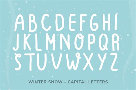 Free Winter Snow Display Font | Hey Fonts