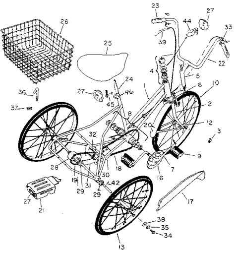 Tricycle Parts Diagram