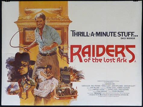 RAIDERS OF THE LOST ARK UK Quad poster | Picture Palace Movie Posters