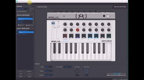 Arturia MIDI Control Center - By Luca Barbieri - YouTube