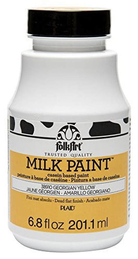 FolkArt Milk Paint in Assorted Colors (6.8 fl. Oz.) 38910 Georgian Yellow - Walmart.com