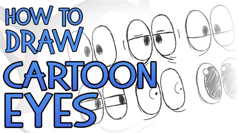 How To Draw Cartoon Eyes (EASY!) - YouTube