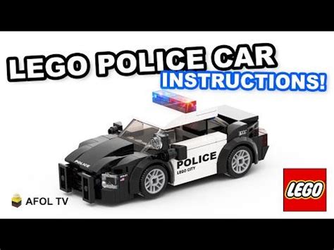 EASY LEGO Police Car [Tutorial! - Instructions] - YouTube | Lego police ...