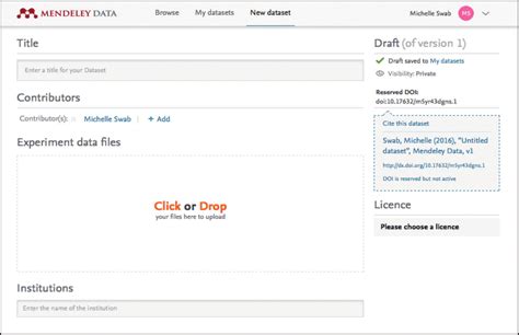 Mendeley Data file upload page. | Download Scientific Diagram