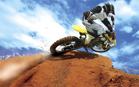 Download Motorcycle Motocross Sports HD Wallpaper