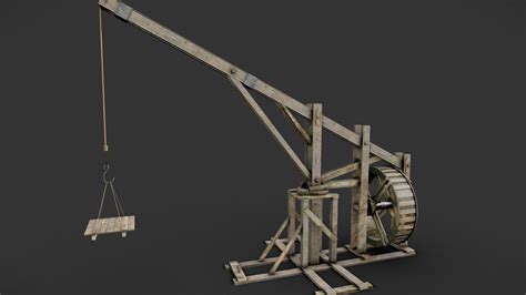 Medieval Crane - Download Free 3D model by chuckcg [8b2fd98] - Sketchfab