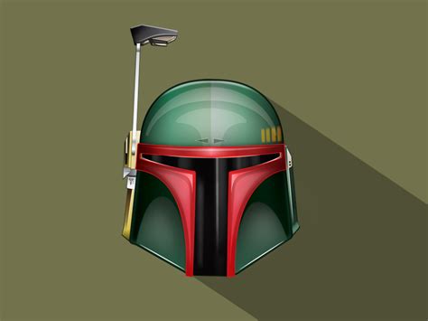 Boba Fett Helmet Sketch at PaintingValley.com | Explore collection of ...