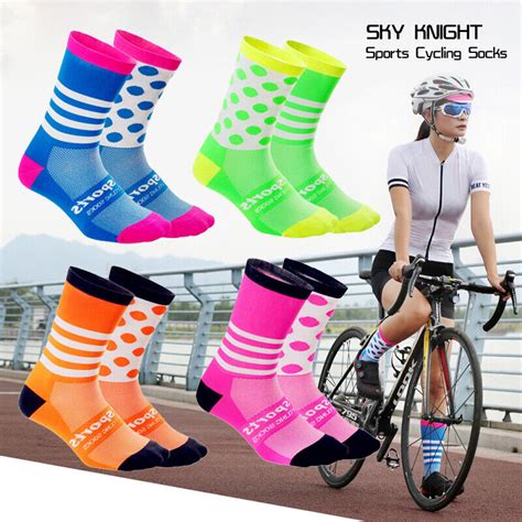 Cycling Socks MTB Road Bicycle Sock Outdoor Racing Bike Compression ...