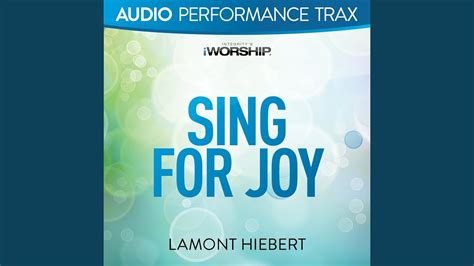 Sing For Joy [Original Key With Background Vocals] - YouTube