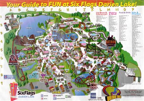 Theme Park Brochures Six Flags Darien Lake - Theme Park Brochures