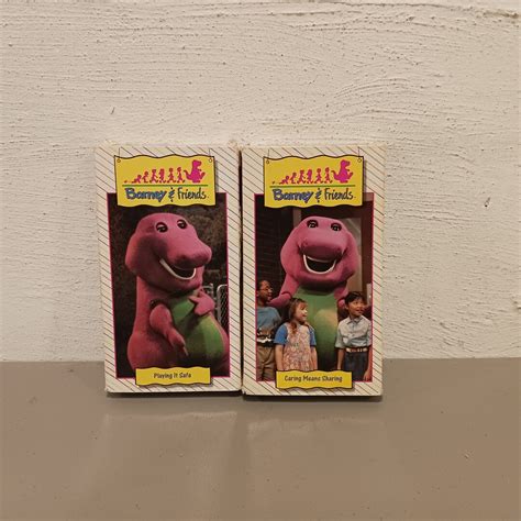 Set of 2 Vintage 1992 Barney VHS - Etsy