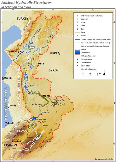 Ancient Water Infrastructure | Orontes river basin eAtlas | Путешествия