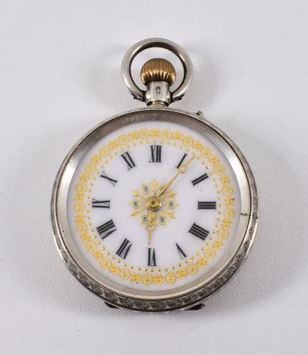 Antique Solid Silver Ladies Pocket Watch, Imported, Stockwell & Co, 1919 | Landseer Lake