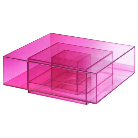 Studio Buzao, Null Coffee Table Hot Pink Edition, Laminated Glass For Sale at 1stDibs | pink ...