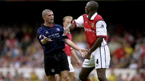 Vieira Keane Fight - Roy Keane and Patrick Vieira fight in tunnel at ...